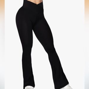 Women's Black Flared Pants